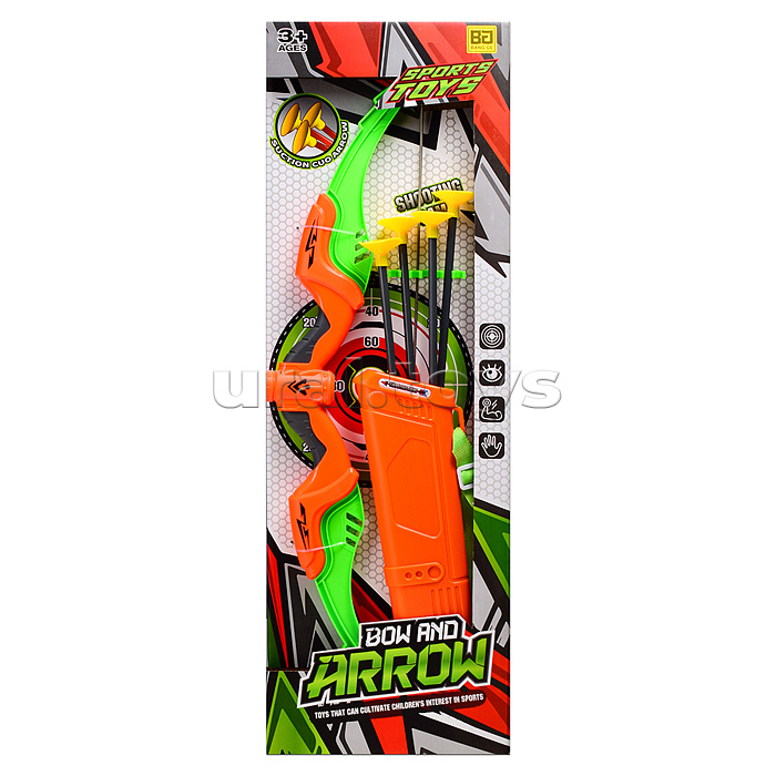 Набор лук "Приключения стрелка" в коробке