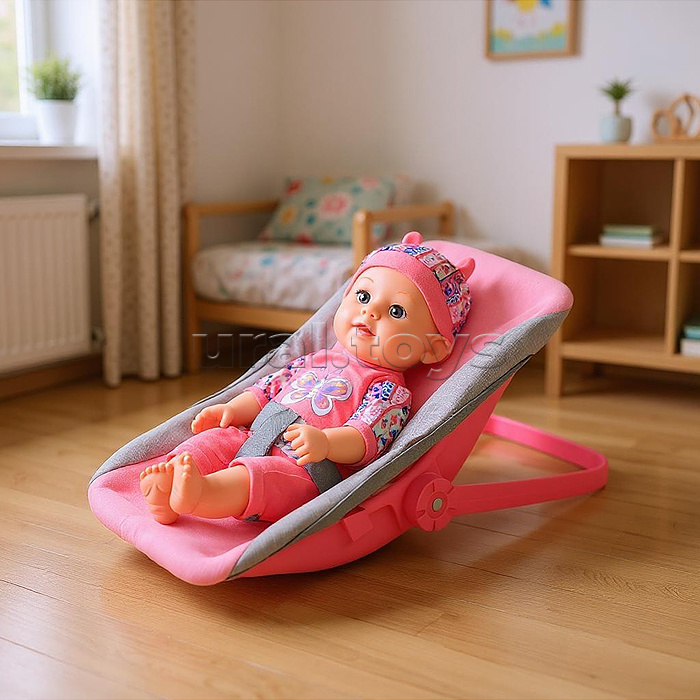 Люлька для кукол, с ручкой для переноски и ремнем безопасности