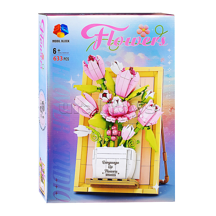 Конструктор "Тюльпаны в рамке" в коробке