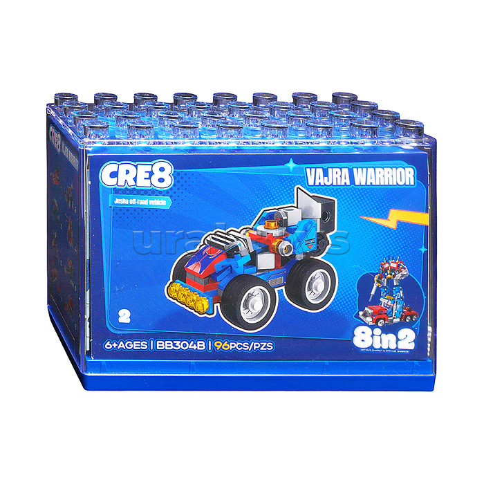 Конструктор "Робот-защитник" 8 в 1 в коробке