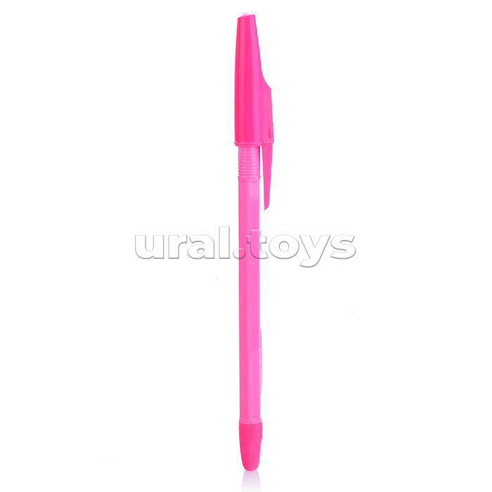 Ручка шариковая с чернилами на масляной основе Lanix, синяя, игольчатый пиш.узел 0.7мм, пластиковый корпус (ассорти 4 цвета), сменный стержень 142 мм, ПВХ-упаковка