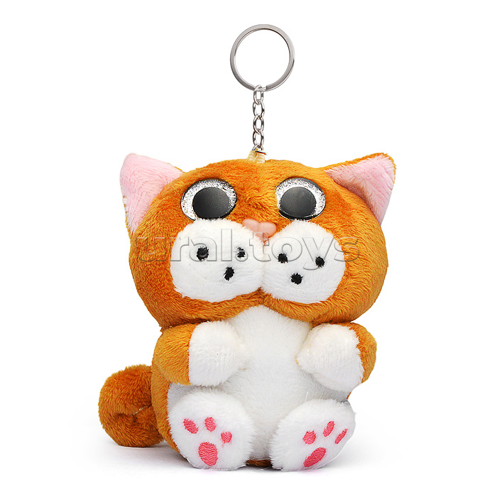 Мягкая игрушка-брелок "Кот" 8 см. Мягкая игрушка-брелок "Кот" 8 см.