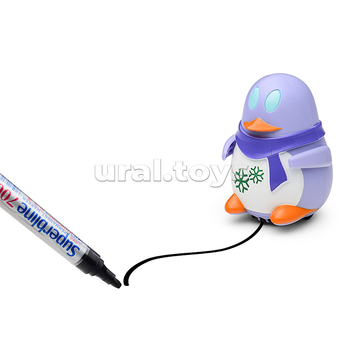 Пингвин на батарейках, в коробке