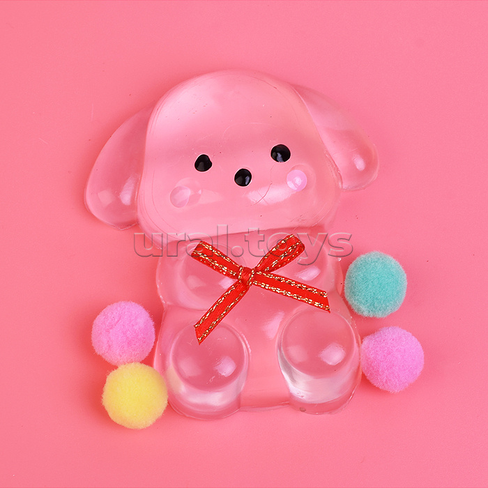 Игрушка-антистресс "Хрустально-прозрачный котик"