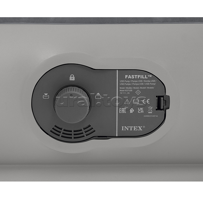 Надувной матрас 99х191х30см "Prestige" со встр. USB насосом, до 136кг, 64112 INTEX