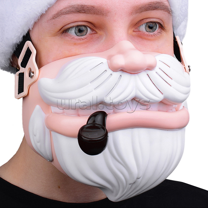 Маска "Дедушка" со светом и устройством для изменения голоса, USB, в коробке