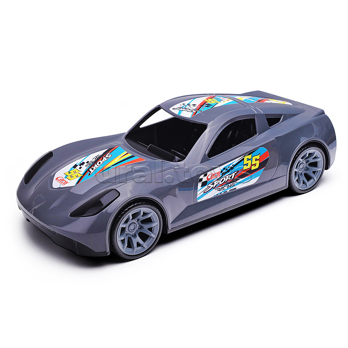 Машинка Turbo "V-MAX" серая 40 см