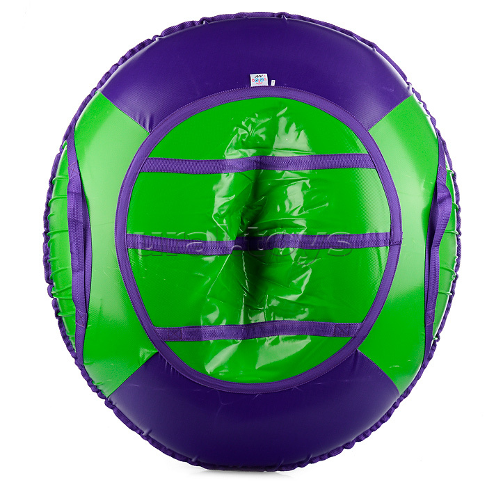 Санки-ватрушка, серия "Спорт" 85см. фиолетовый-зеленый