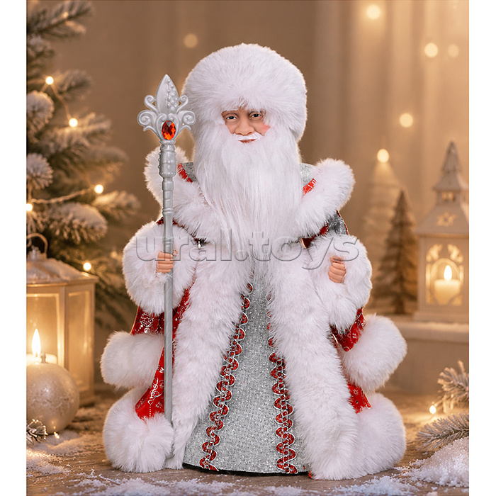 Кукла новогодняя DP-0124-40 "Зимний волшебник" (40 см)