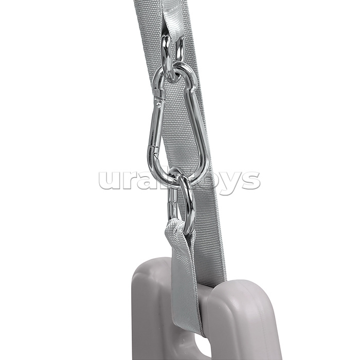 Комплект детский "Космический стиль" (горка и качель) цвет желтый.