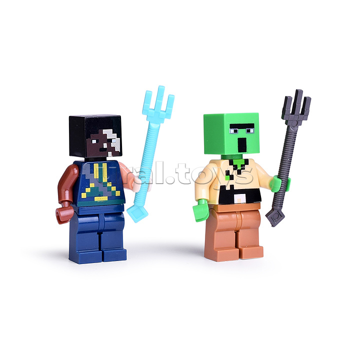 Фигурки для конструктора "Мой мир" 4шт (с магнитными кубиками)