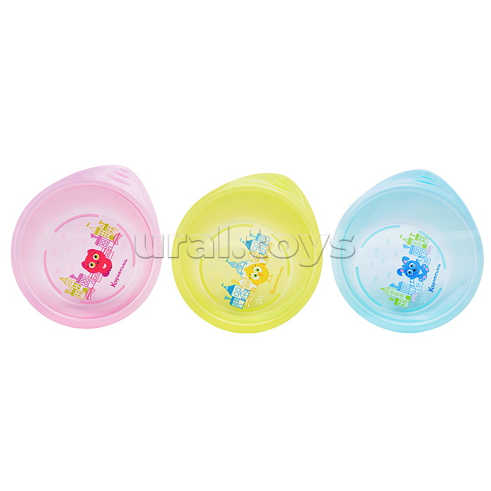 Тарелочка детская для первых блюд на присоске, ассорти,