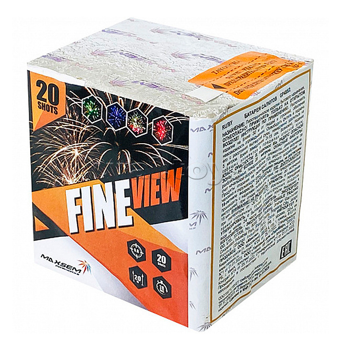 
Батарея салютов "Fine View" (0,8" х 20 залп.) * в кор. 18 шт. Срок до 01.02.30