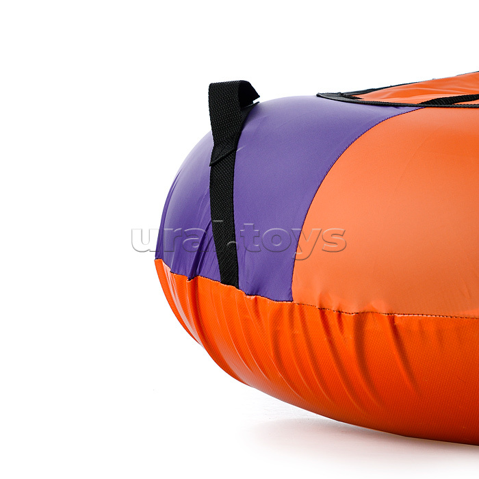 Санки-ватрушка, серия "Эконом", 85см. фиолетовый-оранжевый