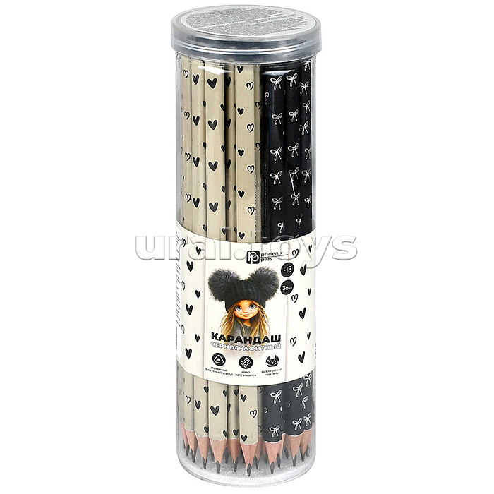 Карандаш чернографитный "Кокеткор" HB
