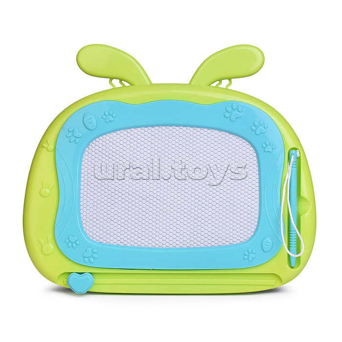 Каталка "Арт-мобиль" звук, доска для рисования, в коробке