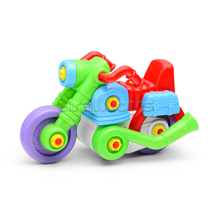 Игрушка пластмассовая "Конструктор-мотоцикл"