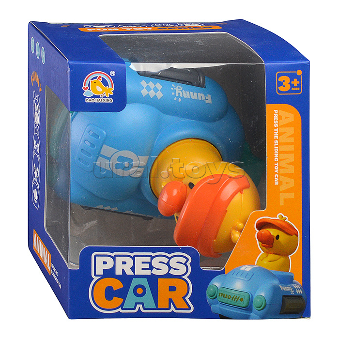 Машина "Веселый зоопарк-2" в коробке