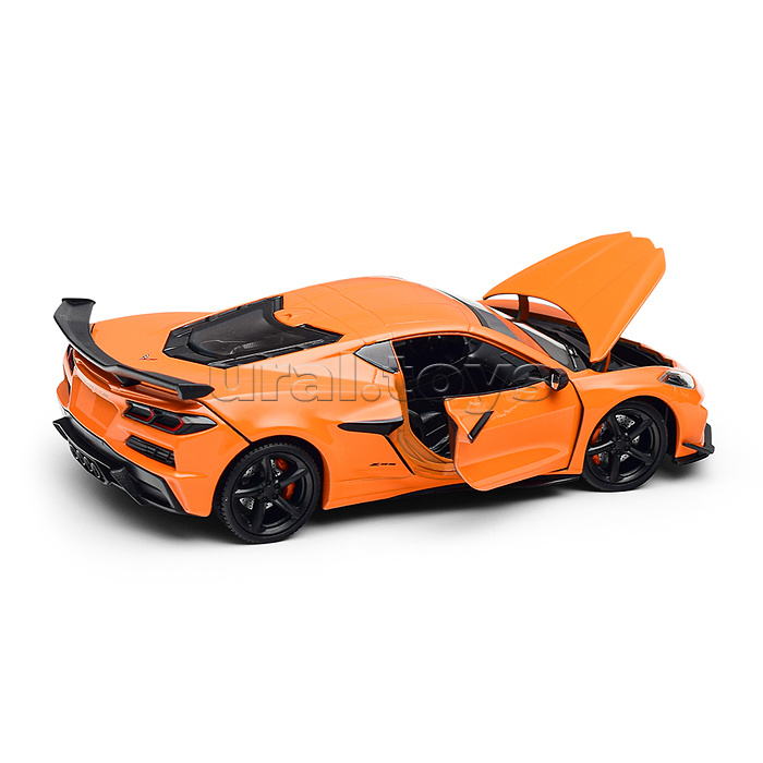 Машинка 1:24 Chevrolet Corvette Z06, оранжевый Машинка 1:24 Chevrolet Corvette Z06, оранжевый