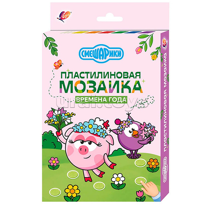 Пластилиновая мозаика "Смешарики. Времена года"