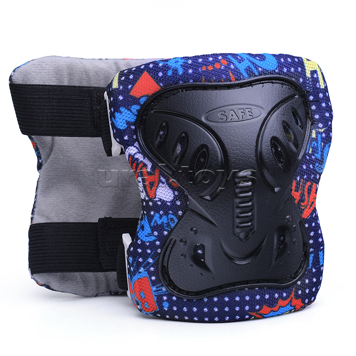 Комплект защиты для катания (цвет черный)