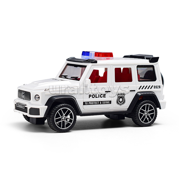 Машина "Полицейская машина" (свет, звук, спрей) в коробке
