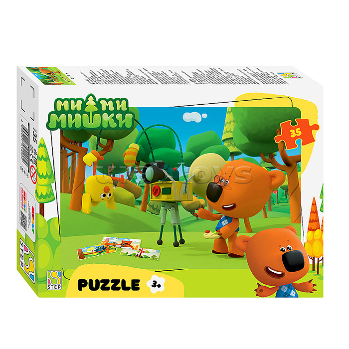 Пазлы 35 "Ми-ми-мишки" (0+ Медиа)