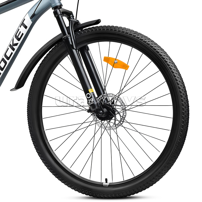 Велосипед 29" Rocket Crater 29, цвет серый/белый, размер 19"