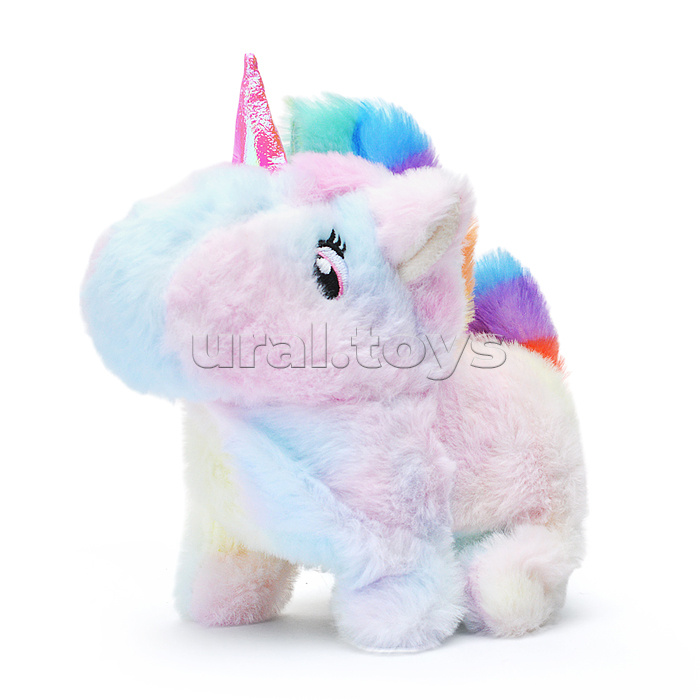 Мягкая игрушка "Лошадка" на батарейках, 17х18 см