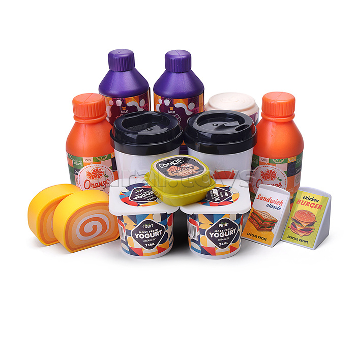 Игровой набор супермаркет "Добро пожаловать!" (48 предметов) в коробке