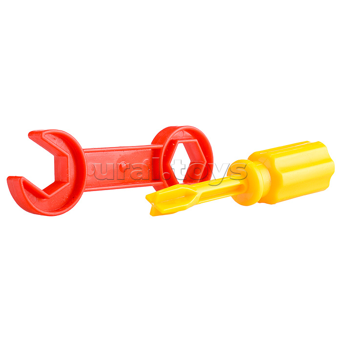 Конструктор "Машина" с отверткой, в коробке