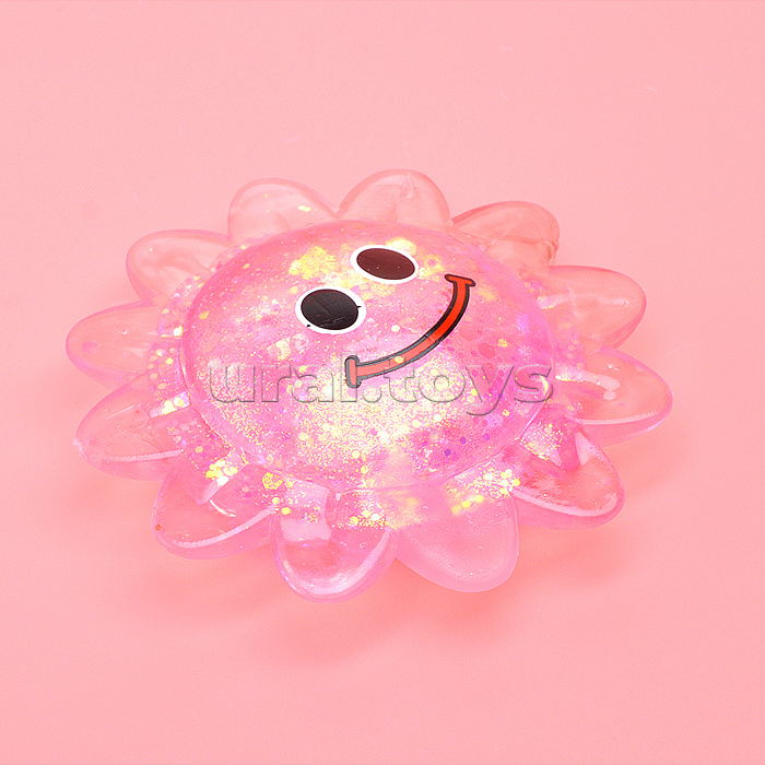 Игрушка -антистресс "Блестящая ромашка"