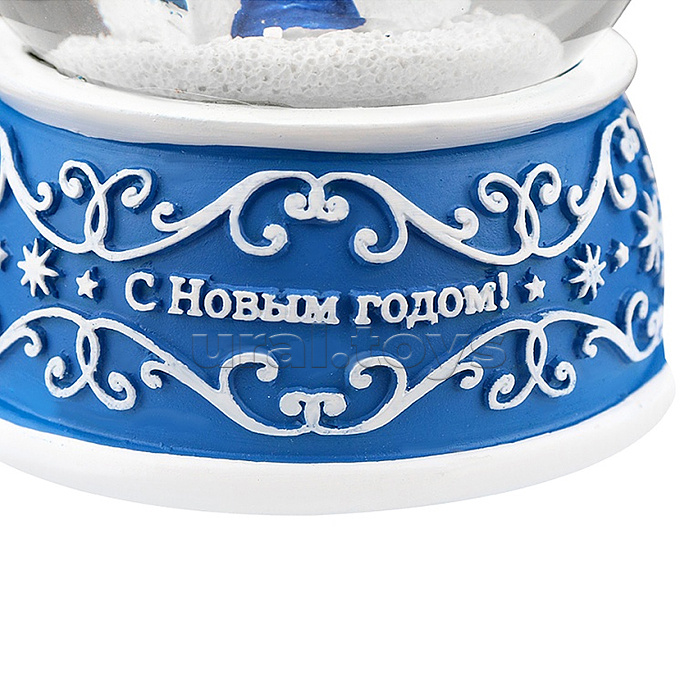 Новогодний сувенир Снежный шар "Дедушка Мороз" d=6,5см Новогодний сувенир Снежный шар "Дедушка Мороз" d=6,5см
