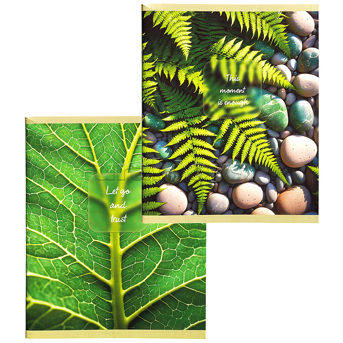 Тетрадь 80л. клетка "Wild & Free" А5 скрепка