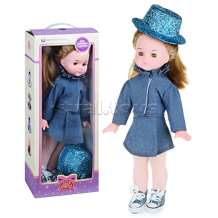Кукла Камила с шляпой 45см в коробке