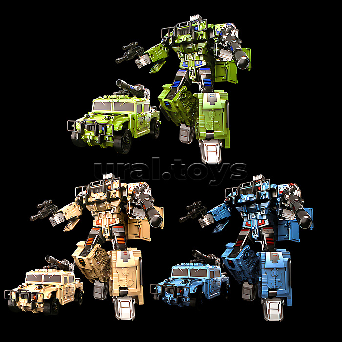 Робот "Воин" трансформирующийся в машину, в коробке