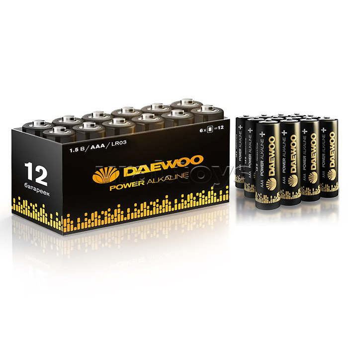Батарейки алкалиновые DAEWOO POWER Alkaline LR03