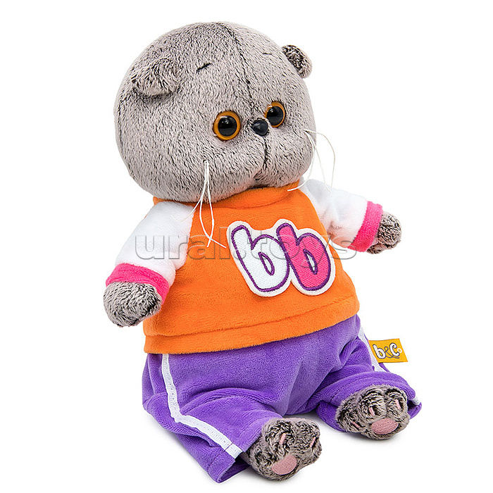 Кот Басик BABY в костюмчике в стиле спорт-шик