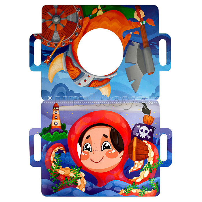 Книжка-картинка для детей Серия "Книжка с масками" "Сегодня я пират" 400х260 мм, 4 л. Книжка-картинка для детей Серия "Книжка с масками" "Сегодня я пират" 400х260 мм, 4 л.