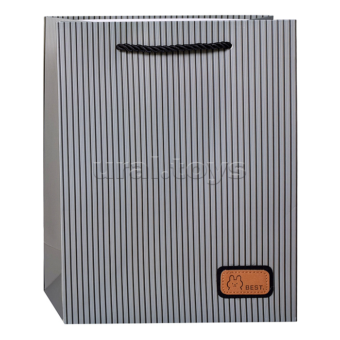 Пакет подарочный "Изысканный сюрприз" 24,5*19,5*10см.