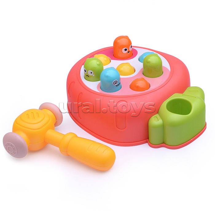 Развивающая игра-стучалка "Поймай крота" в коробке