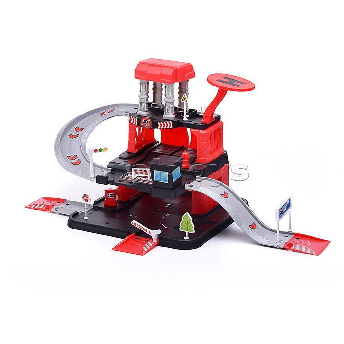 Парковка "Пожарная техника" в коробке