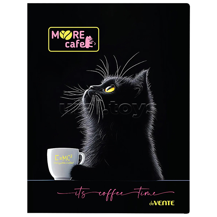 Папка с 020 вкладышами A5 "MooreCafe" A5 (165x220x10 мм) полипропилен 450 мкм, фактура "песок" вкладыши 30 мкм, внутренний карман 160 мкм, индивидуальная упаковка, непрозрачная с дизайном