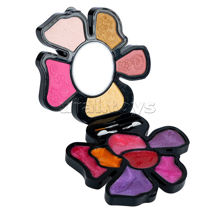 Набор детской декор. косметики Eva Moda, BOX 15х15х4,5 см; тени для век-3шт.(4,16г), блеск для губ-7шт.(8,4г), румяна-2шт.(3,2г), аппликатор-2шт., зеркало-1шт., Набор детской декор. косметики Eva Moda, BOX 15х15х4,5 см; тени для век-3шт.(4,16г), блеск для губ-7шт.(8,4г), румяна-2шт.(3,2г), аппликатор-2шт., зеркало-1шт.,