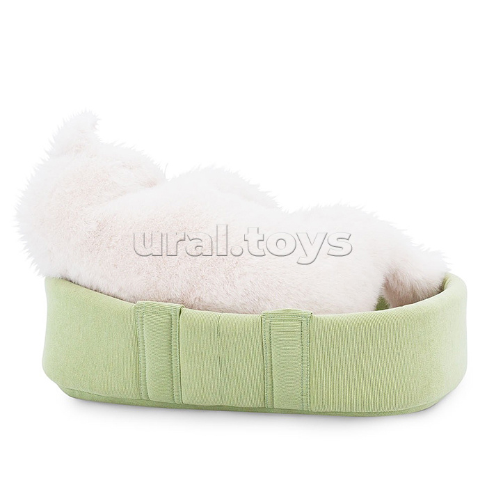 Кошечка Муся с котёнком в переноске (подарочная коробка)