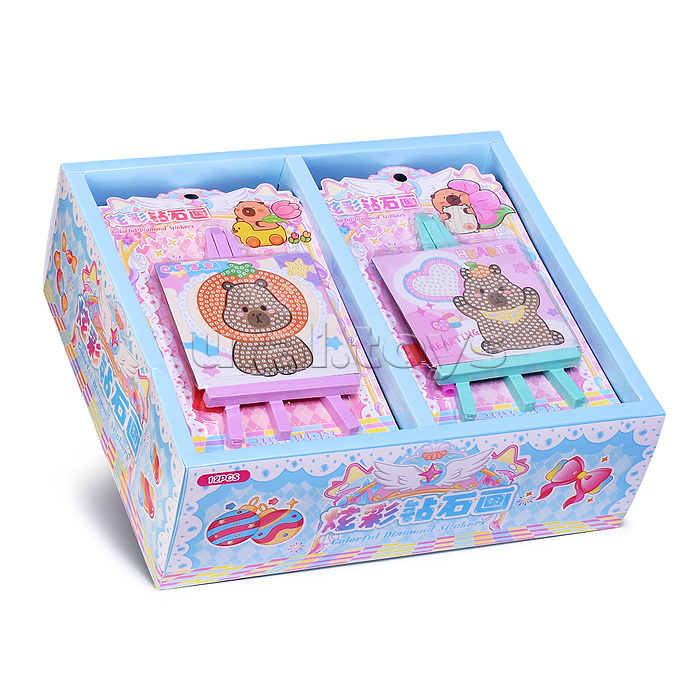 Мозаика алмазная "Милая капибара" 21.5*12см