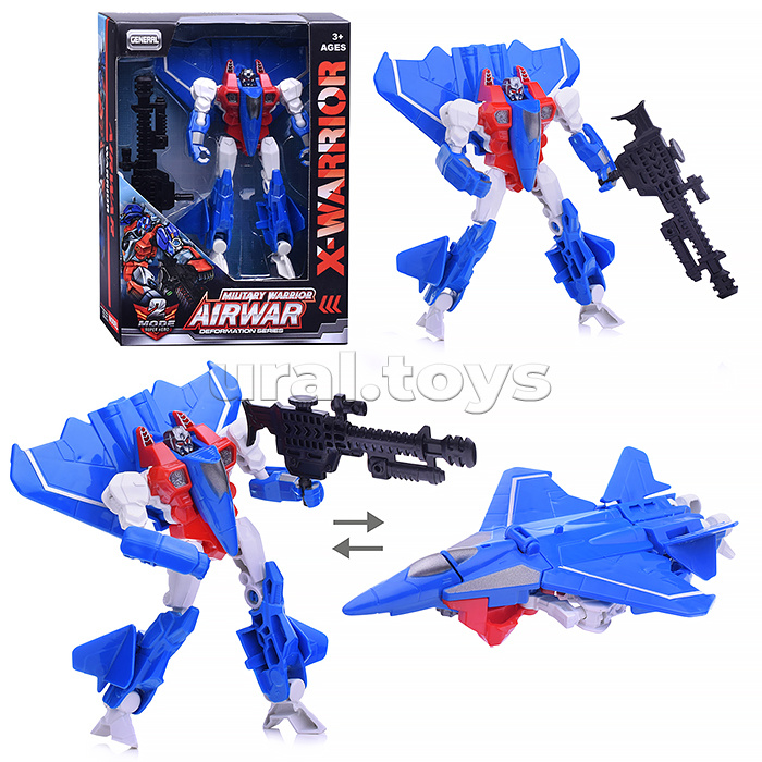 Робот трансформирующийся в самолет, в коробке