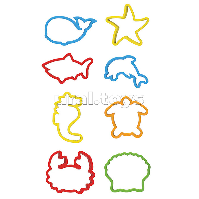 Набор для лепки "Водный мир" тесто 3х50г