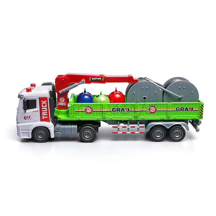 Машина "ТрансПорт Плюс" на батарейках, в коробке