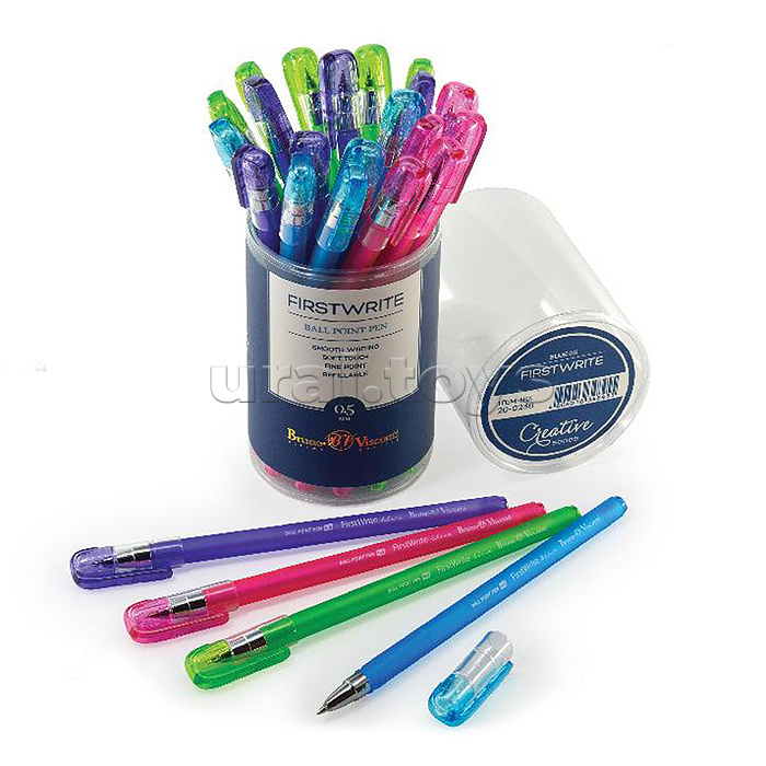 Ручка "FirstWrite. Creative" шариковая 0.5 мм, синяя (3 цвета корпуса) Ручка "FirstWrite. Creative" шариковая 0.5 мм, синяя (3 цвета корпуса)